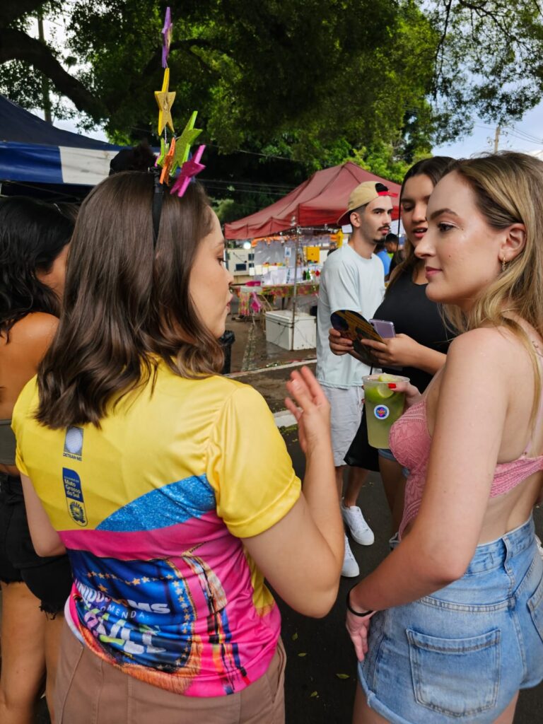 Conselho Estadual dos Direitos da Mulher vai aos blocos reforçar que o não é não Conselho Estadual dos Direitos da Mulher vai aos blocos reforçar que o não é não