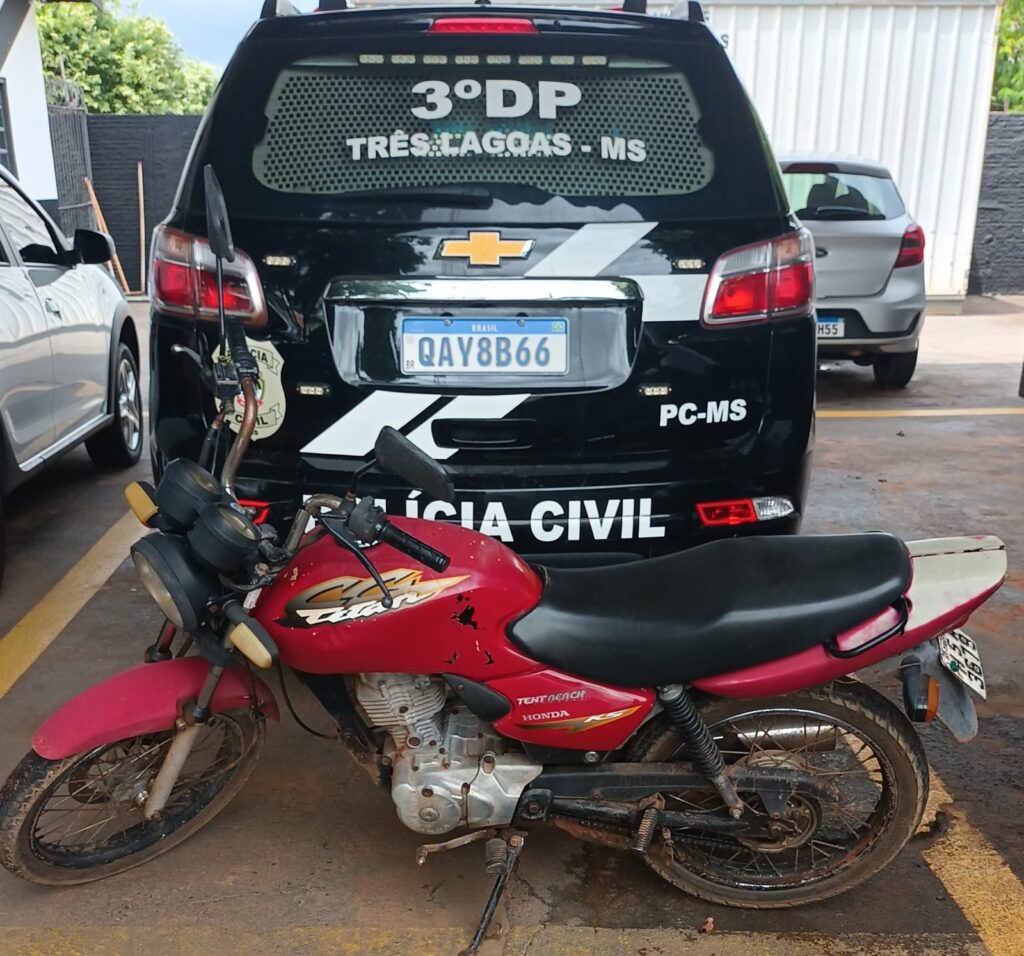 É preso homem suspeito de cometer série de furtos de motocicletas em Três Lagoas