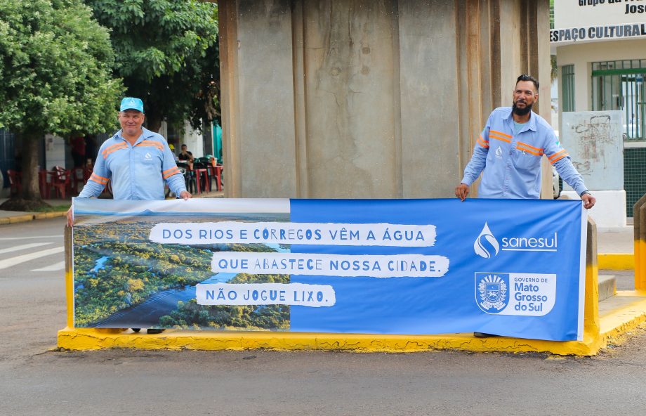 SMS em parceria com a Sanesul realizou blitz educativa em comemoração ao Dia Mundial da Água SMS em parceria com a Sanesul realizou blitz educativa em comemoração ao Dia Mundial da Água
