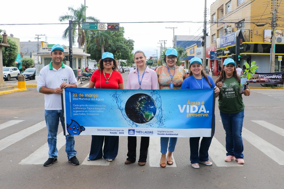 SMS em parceria com a Sanesul realizou blitz educativa em comemoração ao Dia Mundial da Água SMS em parceria com a Sanesul realizou blitz educativa em comemoração ao Dia Mundial da Água