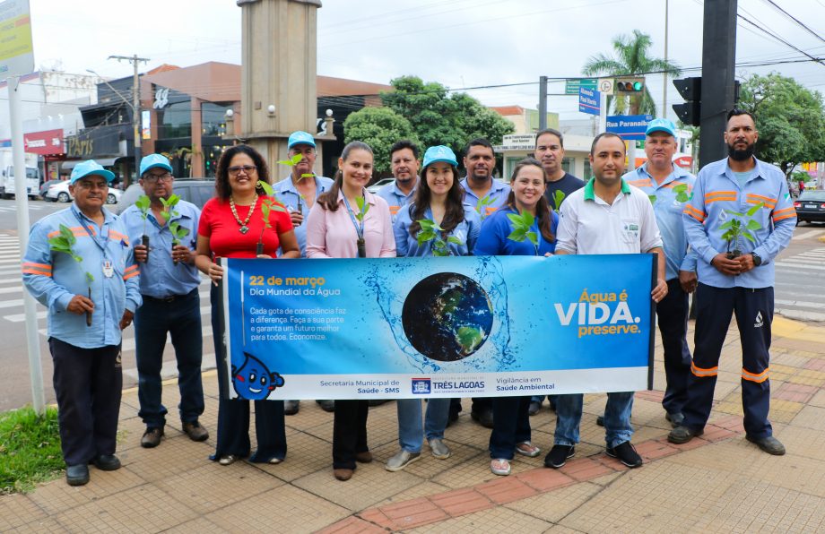 SMS em parceria com a Sanesul realizou blitz educativa em comemoração ao Dia Mundial da Água SMS em parceria com a Sanesul realizou blitz educativa em comemoração ao Dia Mundial da Água