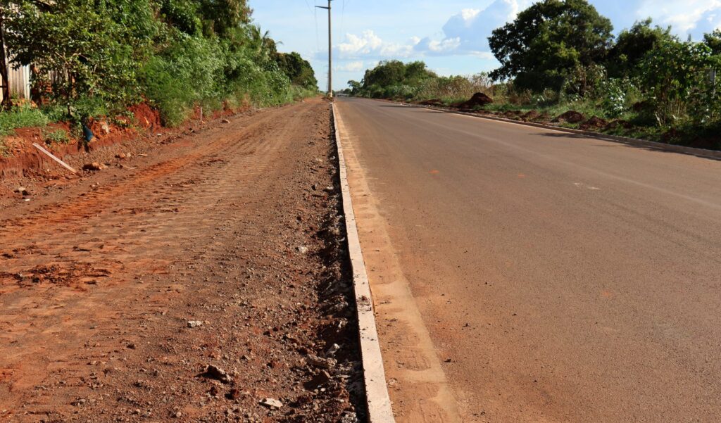 Obras do novo acesso às Moreninhas avançam e 63% dos serviços já estão executados