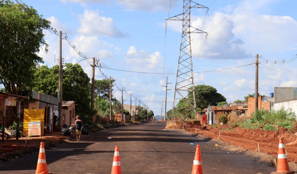 Obras do novo acesso às Moreninhas avançam e 63% dos serviços já estão executados