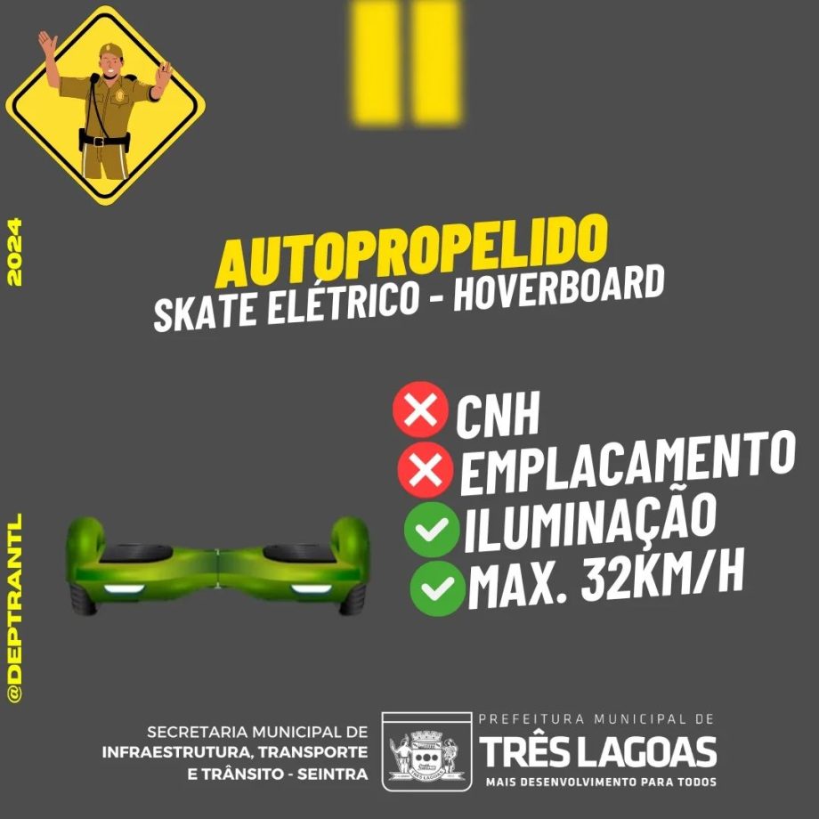 Deptran orienta população sobre regras para pilotar bicicletas elétricas, scooters e outros Deptran orienta população sobre regras para pilotar bicicletas elétricas, scooters e outros