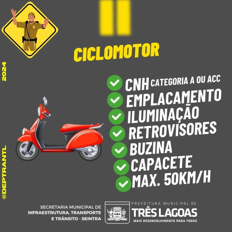 Deptran orienta população sobre regras para pilotar bicicletas elétricas, scooters e outros Deptran orienta população sobre regras para pilotar bicicletas elétricas, scooters e outros