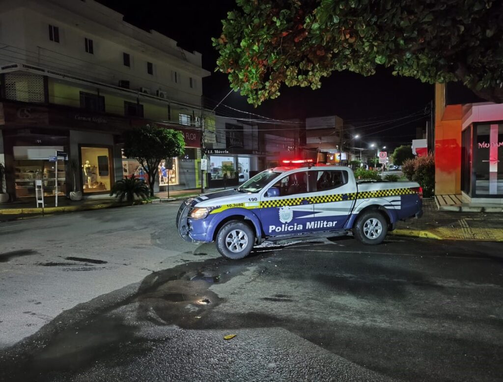Policiamento ostensivo intensifica ação na área central de Três Lagoas para garantir segurança da população