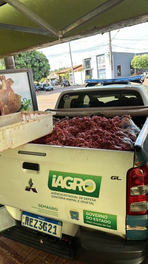 Ação conjunta entre a Polícia Civil, Iagro e Procon resulta na prisão de duas pessoas em Maracaju por expor produtos impróprios para consumo à venda