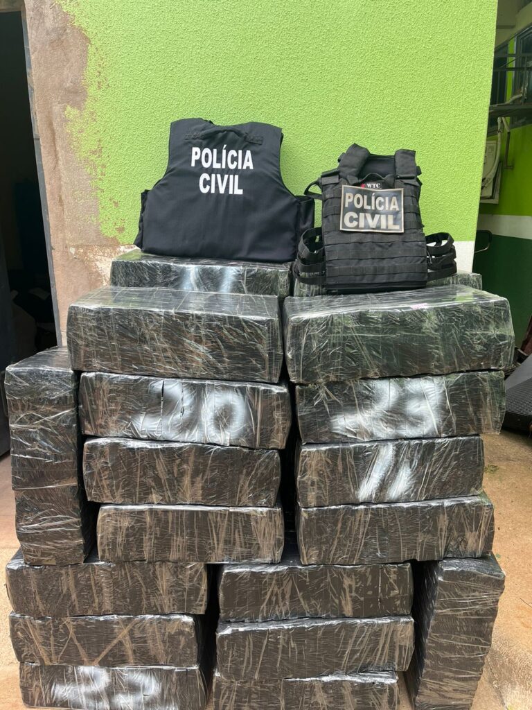 Polícia Civil apreende 784 kg de maconha em Ponta Porã