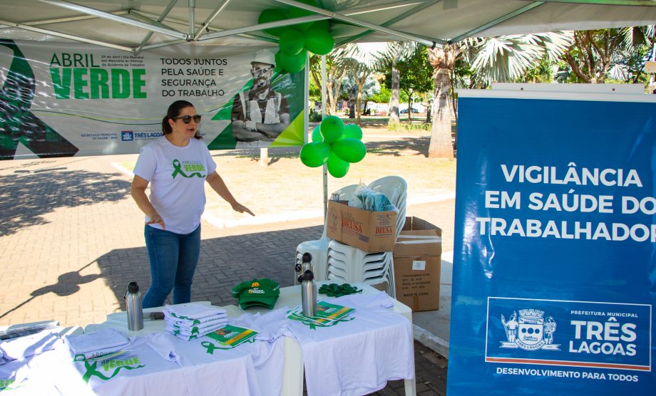 Mais uma ação em alusão ao Abril Verde destacou prevenção de acidentes de trânsito durante o trabalho Mais uma ação em alusão ao Abril Verde destacou prevenção de acidentes de trânsito durante o trabalho