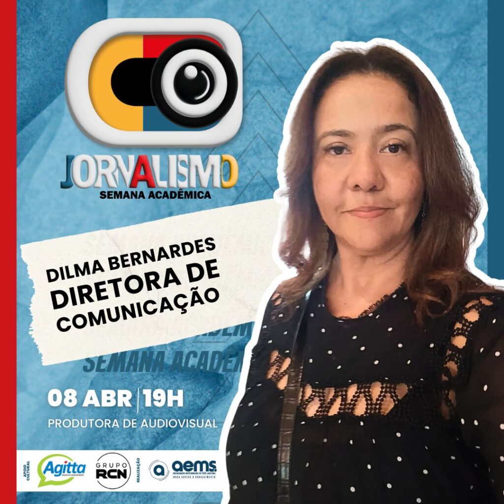 Alunos de Jornalismo da AEMS convidam a população para importante evento na área de comunicação Alunos de Jornalismo da AEMS convidam a população para importante evento na área de comunicação