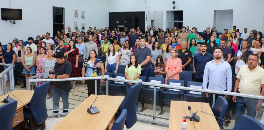 Prefeitura realiza 3ª posse de 2024, os 68 novos servidores vão atuar na SMS, SEMEC, SMAS, SEFIRC e Gabinete Prefeitura realiza 3ª posse de 2024, os 68 novos servidores vão atuar na SMS, SEMEC, SMAS, SEFIRC e Gabinete