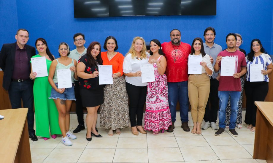 Prefeitura realiza 3ª posse de 2024, os 68 novos servidores vão atuar na SMS, SEMEC, SMAS, SEFIRC e Gabinete Prefeitura realiza 3ª posse de 2024, os 68 novos servidores vão atuar na SMS, SEMEC, SMAS, SEFIRC e Gabinete