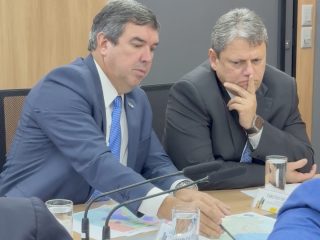 Integração: Em Brasília, governadores de MS e SP discutem projeto da Malha Oeste