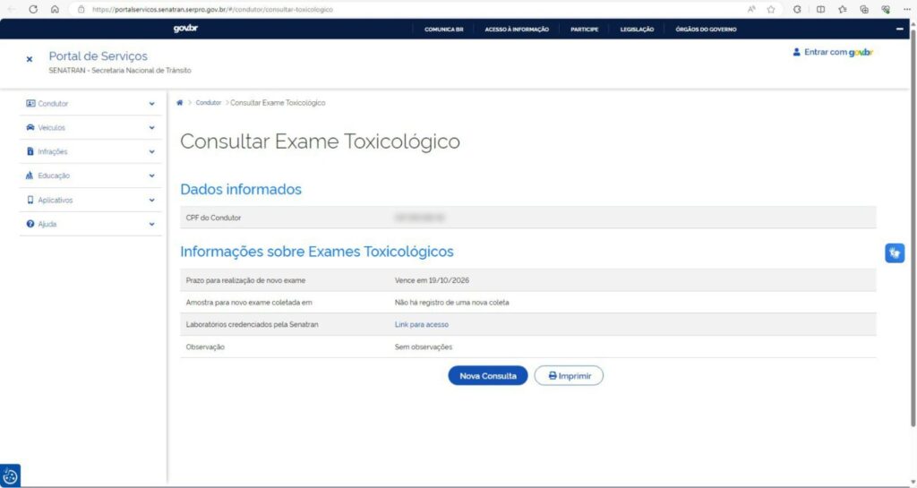 Prazo do exame toxicológico termina dia 30; condutor pode pedir rebaixamento de CNH Prazo do exame toxicológico termina dia 30; condutor pode pedir rebaixamento de CNH