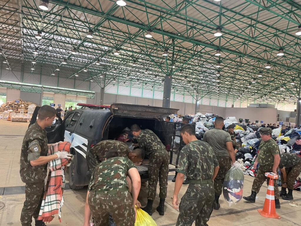 Polícia Civil arrecada doações em operação “Apoio ao Sul” para vítimas de inundações no RS