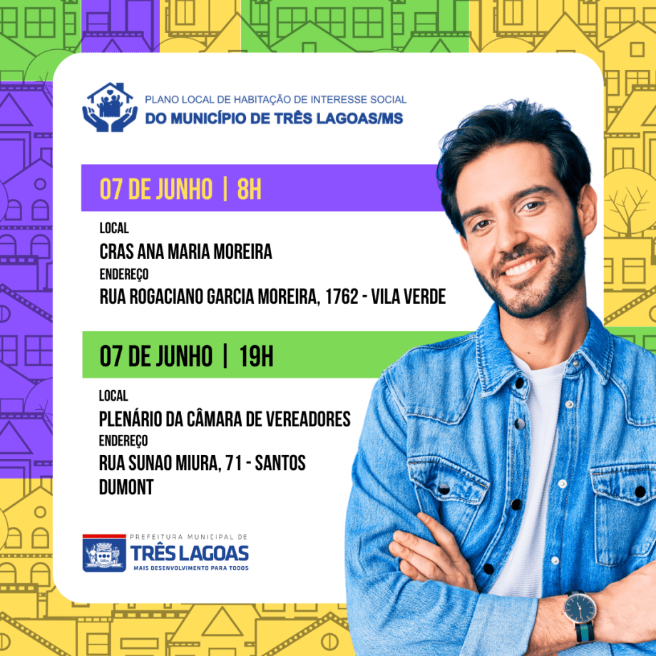 Prefeitura de TL promove nesta semana, Consultas Públicas para Revisão do Plano Local de Habitação