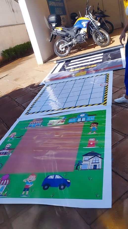 Deptran recebe doação da empresa Eldorado Brasil para educação viária nas escolas