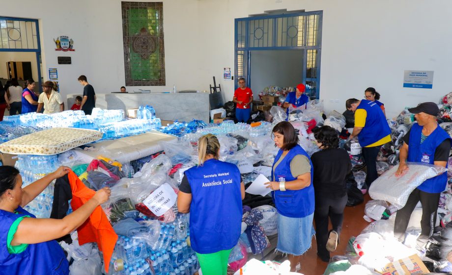 Paço Municipal de Três Lagoas vai receber doações para o RS das 7h às 17h deste sábado (11)