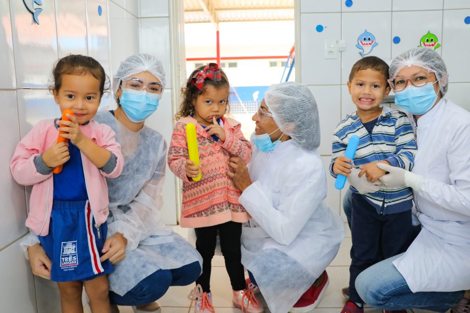 SMS promove mais uma edição do Dia D de Saúde Bucal nos Centros de Educação Infantil de Três Lagoas