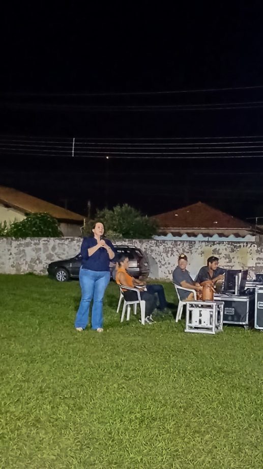 Famílias da Banda Cristo Redentor receberam uma noite mágica com apresentações culturais