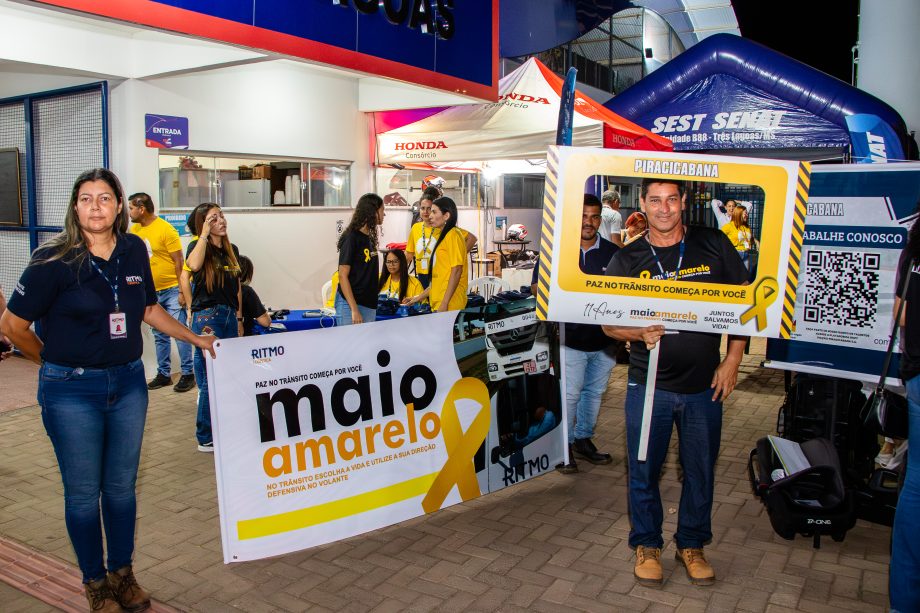 MAIO AMARELO – Principal ação da campanha foi um sucesso, confira: