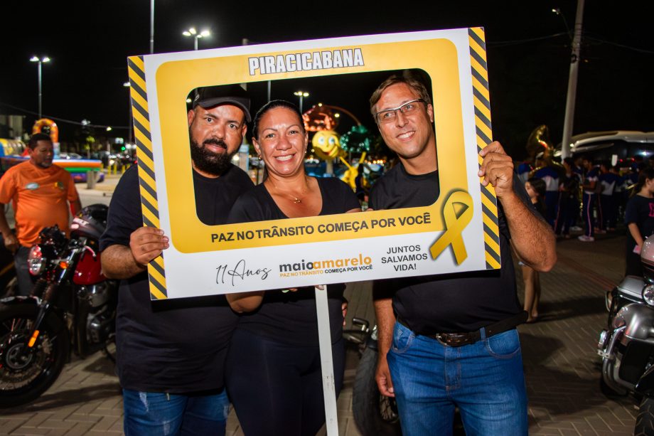 MAIO AMARELO – Principal ação da campanha foi um sucesso, confira: