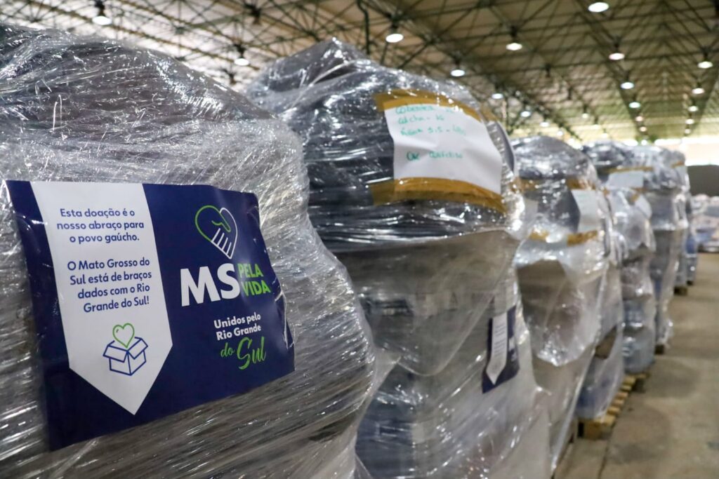 MS Pela Vida: doações ao povo gaúcho aproximam sul-mato-grossenses de quem perdeu tudo com as enchentes MS Pela Vida: doações ao povo gaúcho aproximam sul-mato-grossenses de quem perdeu tudo com as enchentes