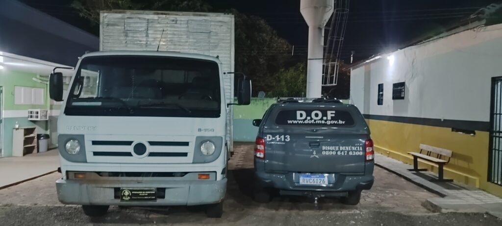 Caminhão furtado em Itaquiraí é recuperado pelo DOF com carga milionária de maconha