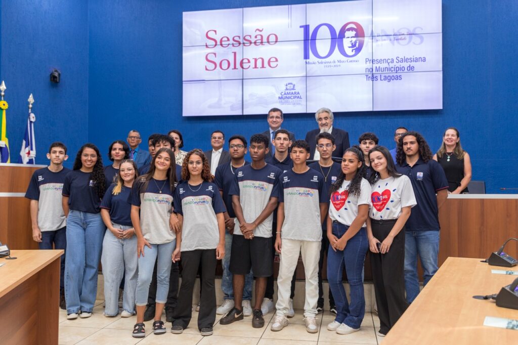 Câmara presta homenagens em comemoração ao centenário da Missão Salesiana em Três Lagoas