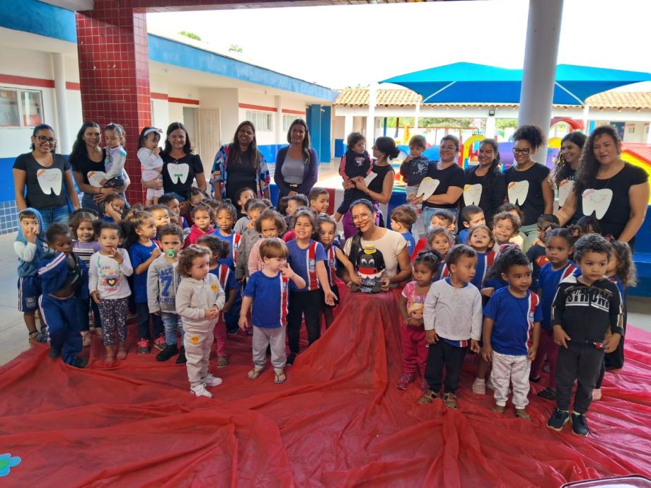 SMS promove mais uma edição do Dia D de Saúde Bucal nos Centros de Educação Infantil de Três Lagoas SMS promove mais uma edição do Dia D de Saúde Bucal nos Centros de Educação Infantil de Três Lagoas