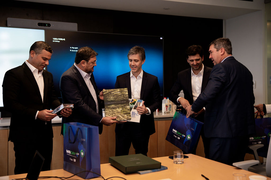 Segundo dia do MS Day Internacional em Nova York é marcado por reuniões com mercado financeiro Segundo dia do MS Day Internacional em Nova York é marcado por reuniões com mercado financeiro