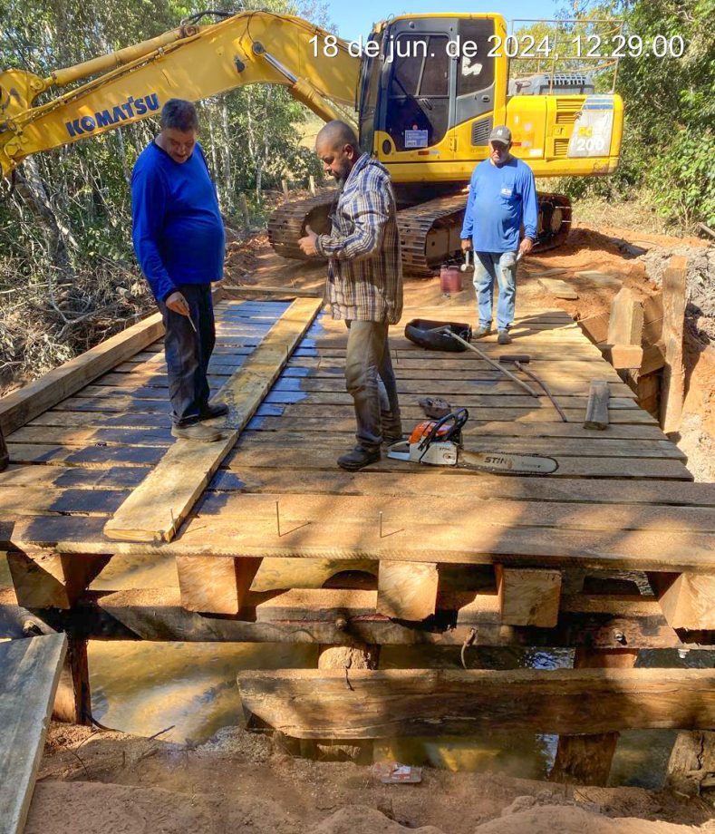 Prefeitura de TL revitalizou quatro pontes rurais e tem cronograma para mais duas em 2024