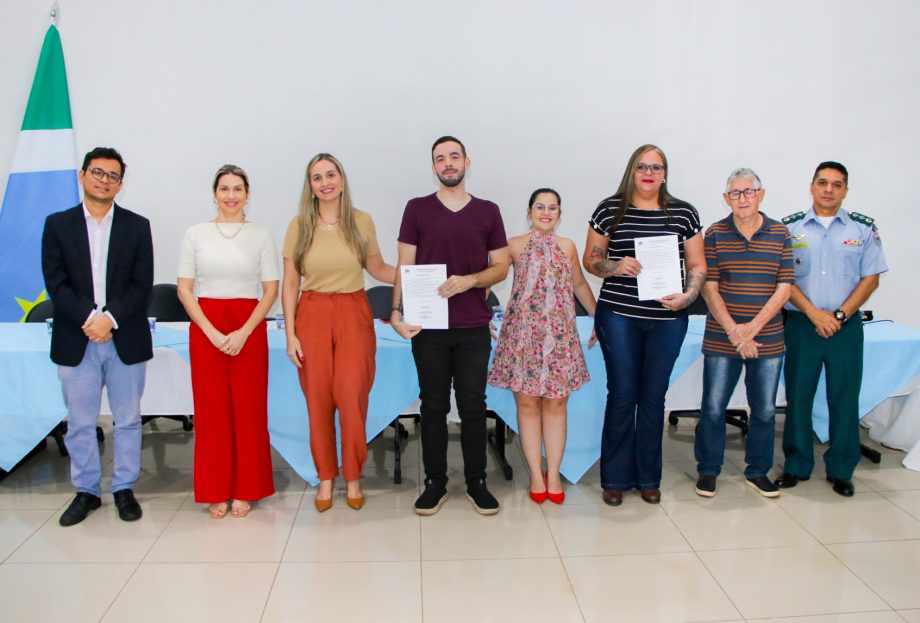 Cinquenta e nove novos servidores foram empossados nesta sexta-feira (21), em cerimônia de posse Cinquenta e nove novos servidores foram empossados nesta sexta-feira (21), em cerimônia de posse