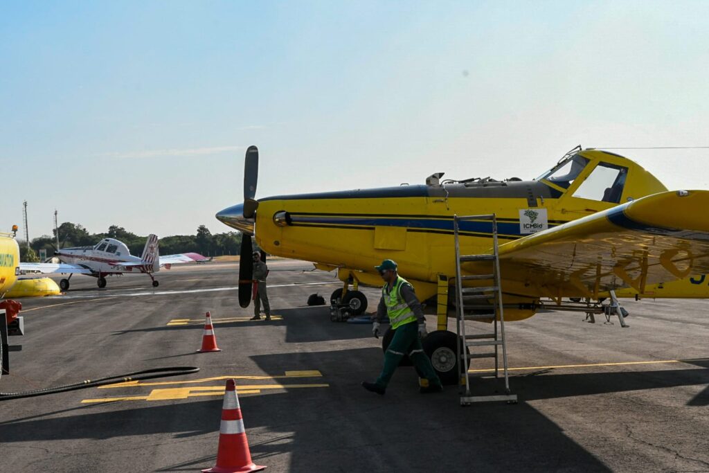 Governo de MS mantém ações permanentes para conter incêndios no Pantanal Governo de MS mantém ações permanentes para conter incêndios no Pantanal