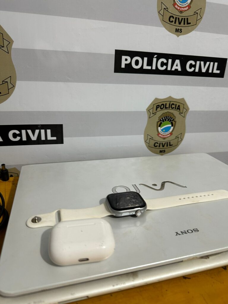 Polícia Civil recupera objetos furtados e indicia três por receptação em Batayporã