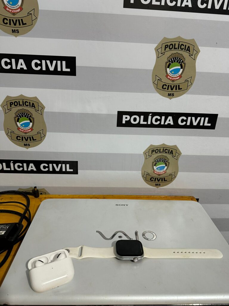 Polícia Civil recupera objetos furtados e indicia três por receptação em Batayporã