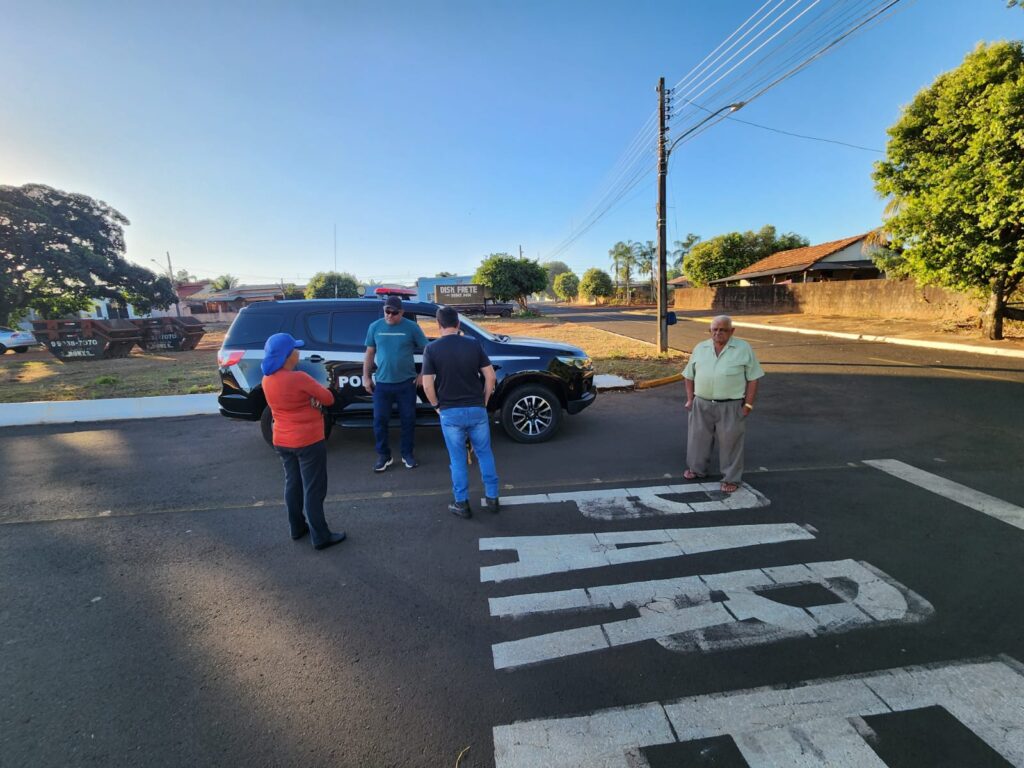 Operação Virtude – Em Costa Rica, a Polícia Civil realizou visitas a idosos para orientar sobre os direitos garantidos a esta categoria