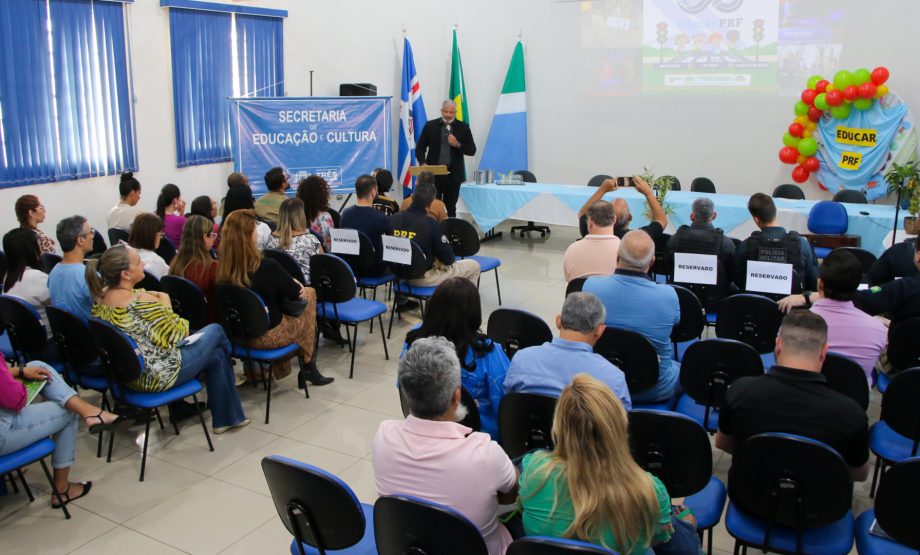SEMEC realiza o lançamento do Projeto Educar PRF em Três Lagoas SEMEC realiza o lançamento do Projeto Educar PRF em Três Lagoas