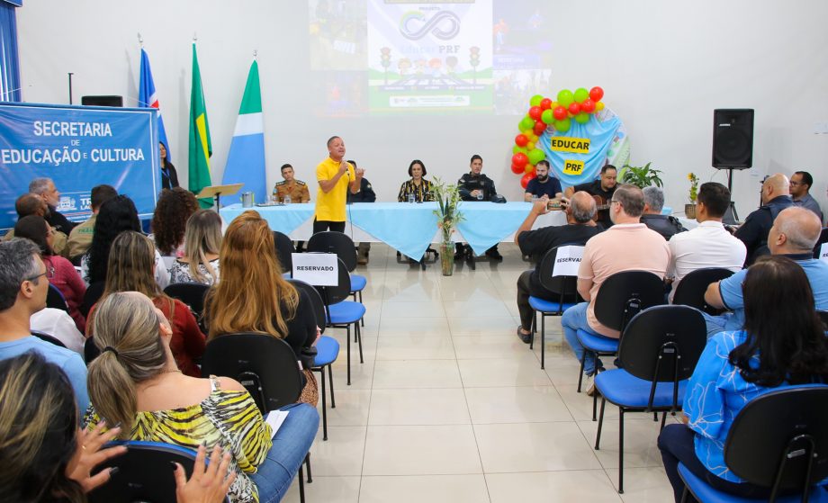 SEMEC realiza o lançamento do Projeto Educar PRF em Três Lagoas SEMEC realiza o lançamento do Projeto Educar PRF em Três Lagoas