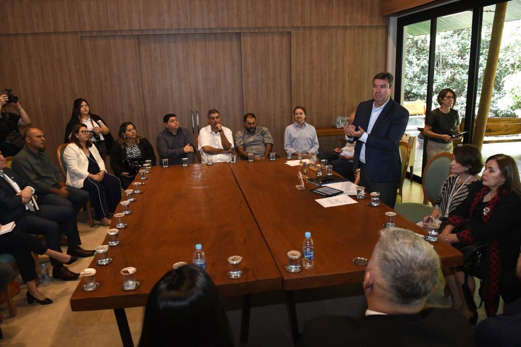 Rota Bioceânica: Governo de MS recebe delegação do Paraguai para expandir ligações comerciais Rota Bioceânica: Governo de MS recebe delegação do Paraguai para expandir ligações comerciais