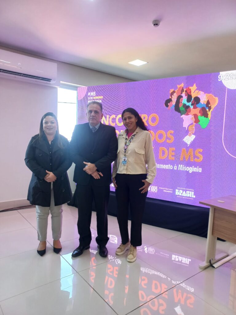Delegado-Geral Adjunto e Coordenadora do NIC participam de agenda com a Ministra de Estado das Mulheres em Campo Grande