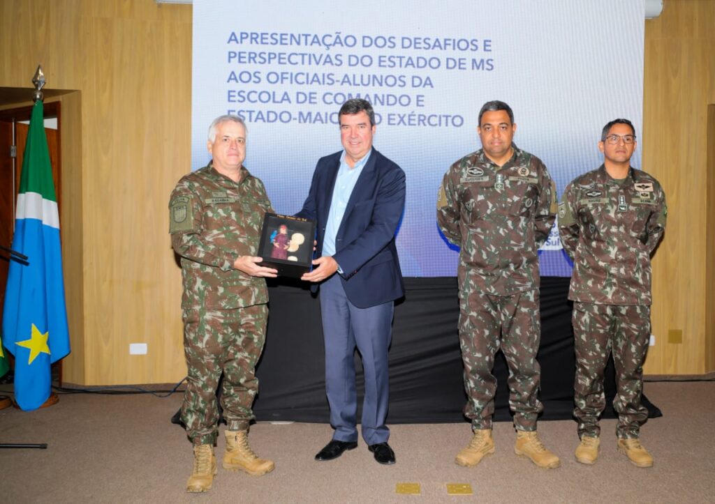 Oficiais do Exército são recebidos pelo Governo de MS e conhecem desafios e perpectivas do Estado