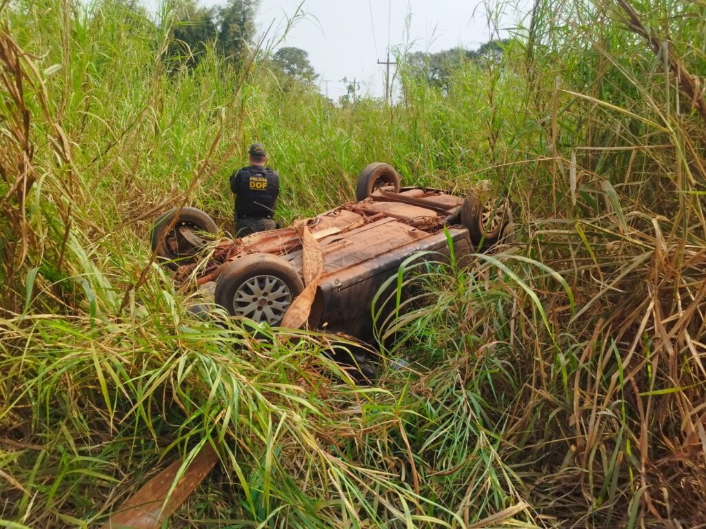 Veículos com mercadoria ilegal são apreendidos pelo DOF em Laguna Carapã