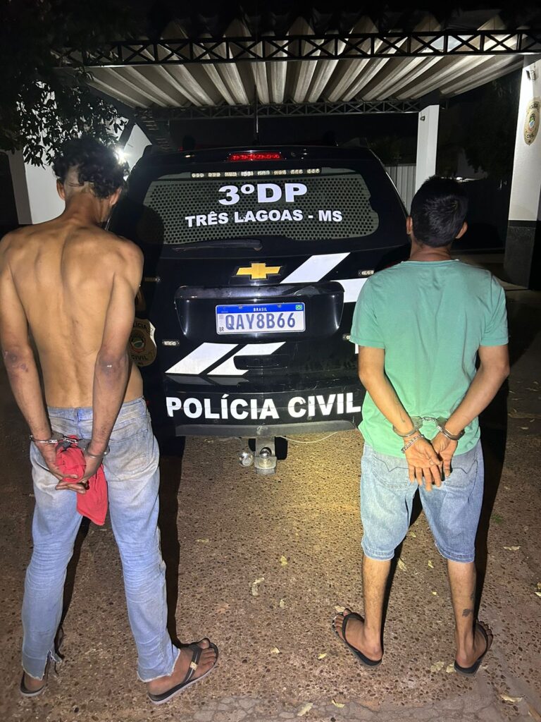 Polícia Civil prende suspeitos de furto e receptação em Três Lagoas Polícia Civil prende suspeitos de furto e receptação em Três Lagoas