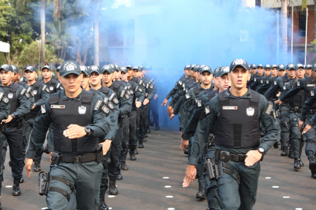 Governo de MS forma nova turma de policiais militares, a maior em número de mulheres Governo de MS forma nova turma de policiais militares, a maior em número de mulheres