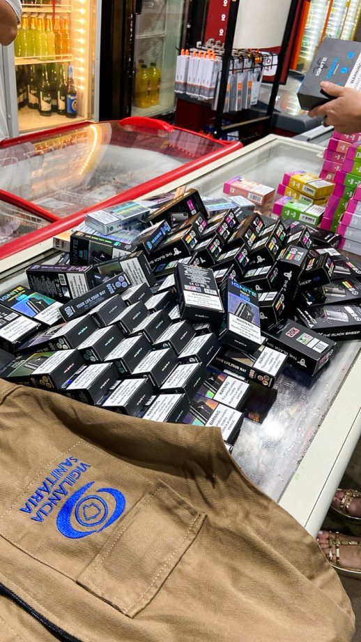 SMS, PROCON TL e Vigilância Sanitária Estadual apreendem 200 unidades de cigarro eletrônico