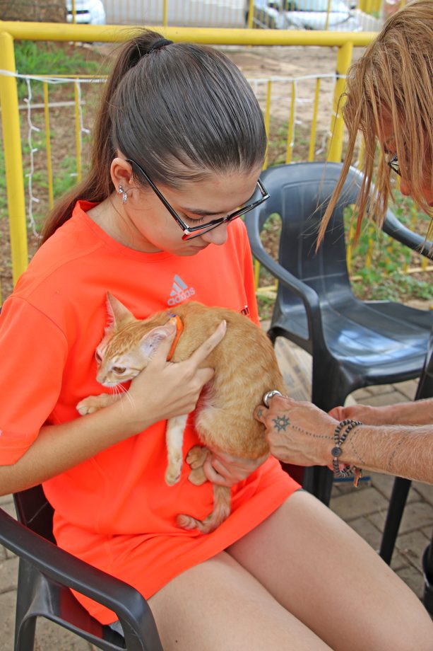 SMS imunizou mais de 120 animais contra a raiva no último sábado (9), na Feira Central SMS imunizou mais de 120 animais contra a raiva no último sábado (9), na Feira Central