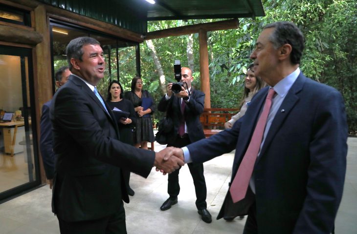 Governo de MS reforça harmonia entre poderes em visita institucional do presidente e do vice do STF Governo de MS reforça harmonia entre poderes em visita institucional do presidente e do vice do STF