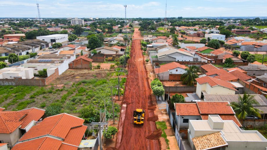 Prefeitura de Três Lagoas inicia obra de pavimentação no Jardim das Américas