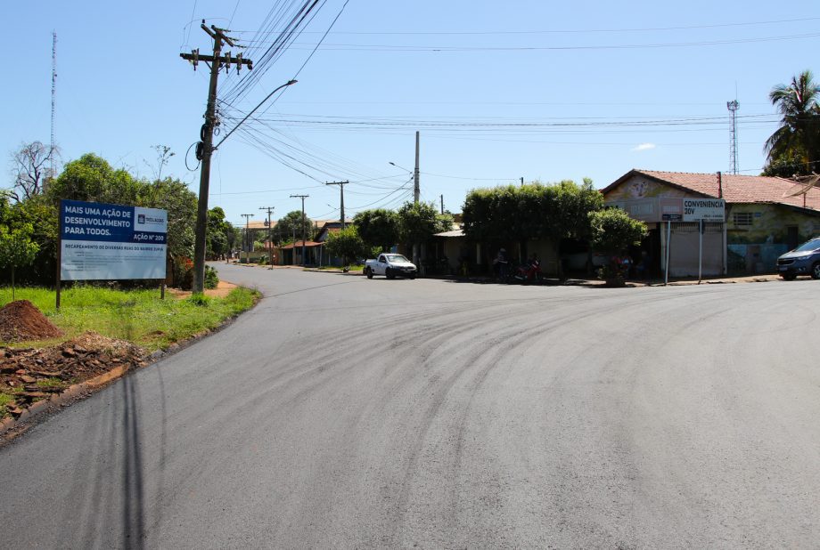 Prefeitura de Três Lagoas conclui recapeamento em todas as ruas do Jupiá
